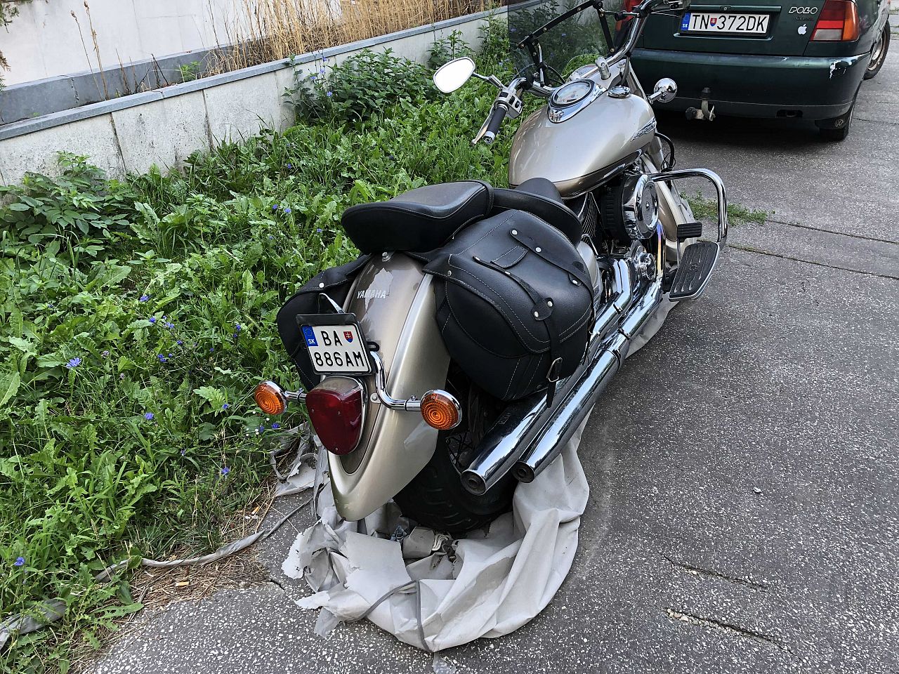 Lachova - dlhodobo odstavený motocykel Yamaha, Petržalka, Bratislava |  Odkazprestarostu.sk