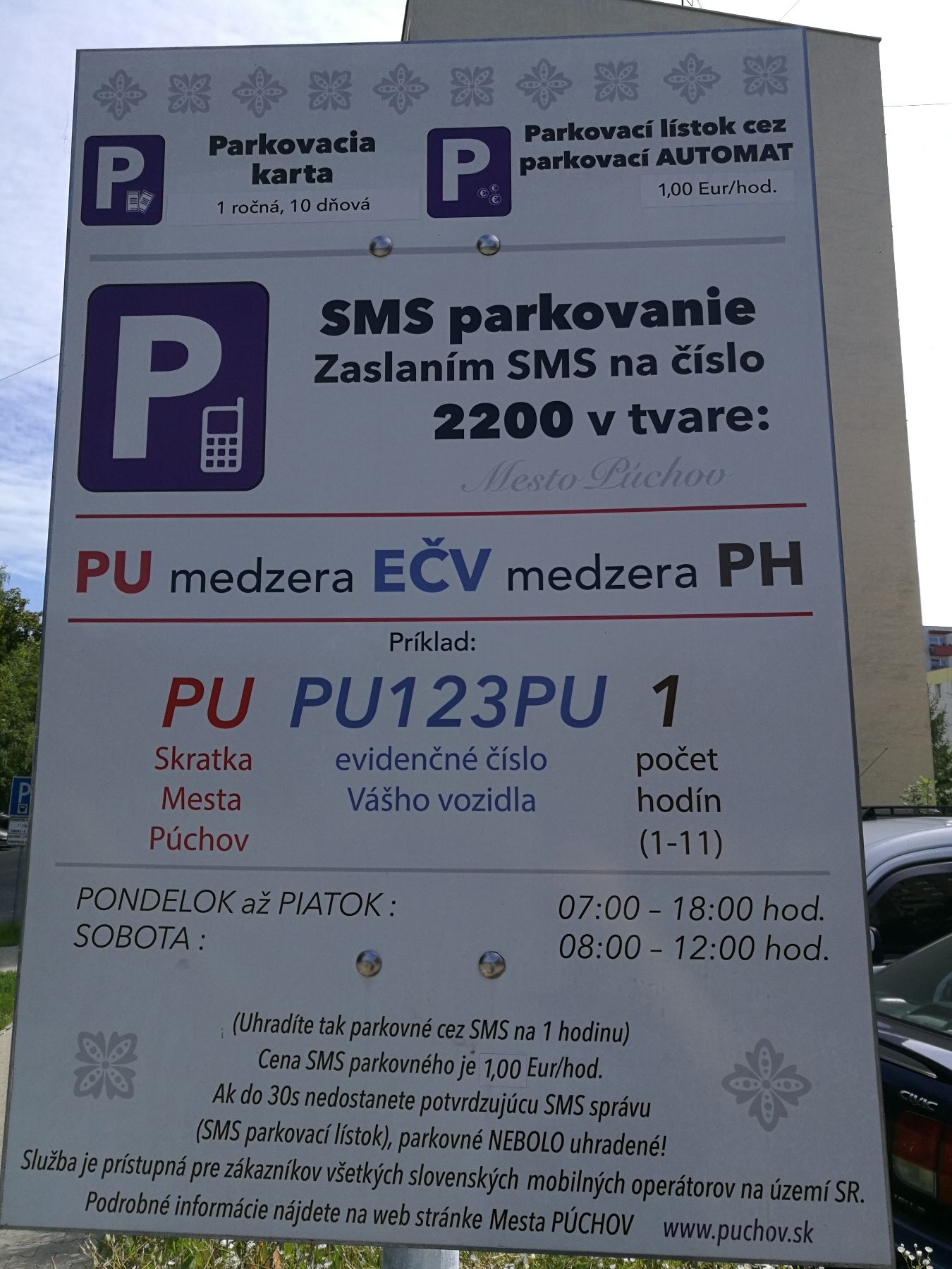 Komenského - parkovanie, , Púchov | Odkazprestarostu.sk